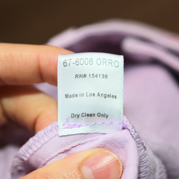 STAUD Lilac Purple 100% Cotton "Blonde Pants Orchid Rose" Jeans Women's Size 26 - Picture 10 of 10